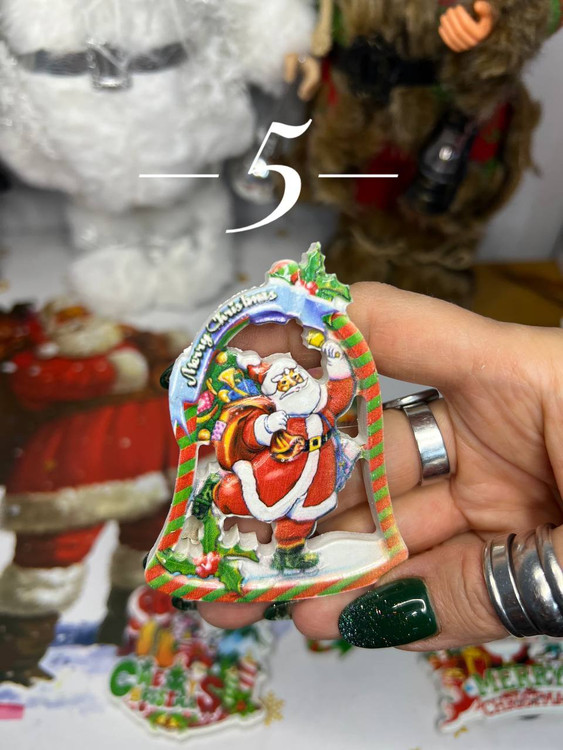 مگنت یخچال کریسمس طرح بابانوئل