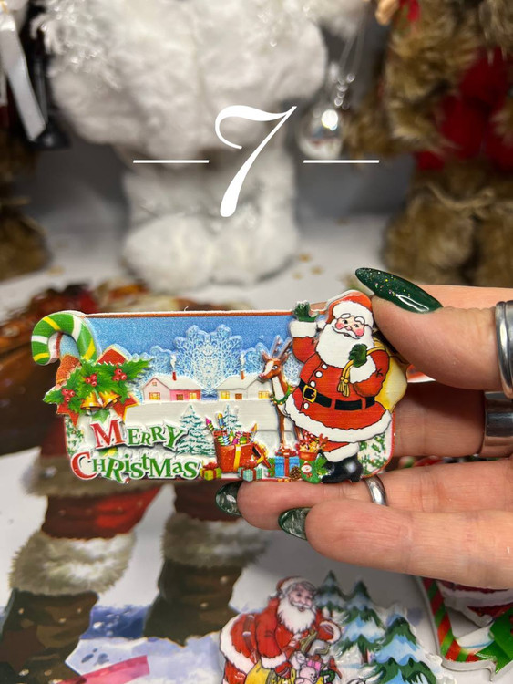 مگنت یخچال کریسمس طرح بابانوئل