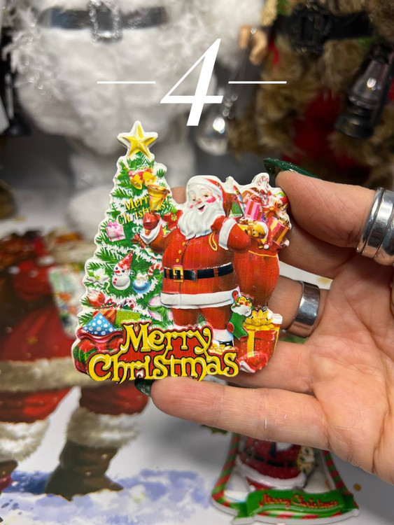 مگنت یخچال کریسمس طرح بابانوئل